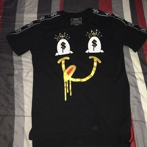 Money bag smiley face T shirt (Parish Nation)